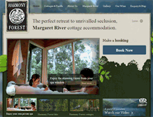 Tablet Screenshot of harmonyforest.com.au