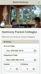 Mobile Screenshot of bookings.harmonyforest.com.au